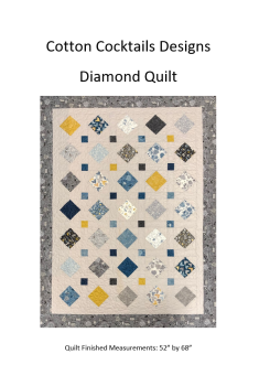 Pattern Diamonds Quilt