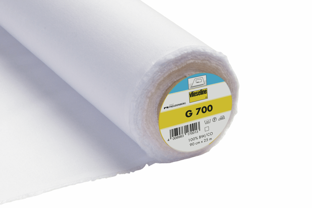 G700 Vlieseline medium cotton woven interfacing. Use as SF101. Half Metre