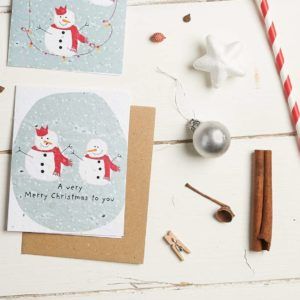 A Very Merry Christmas To You (Snowmen) Card by Hannah Marchant