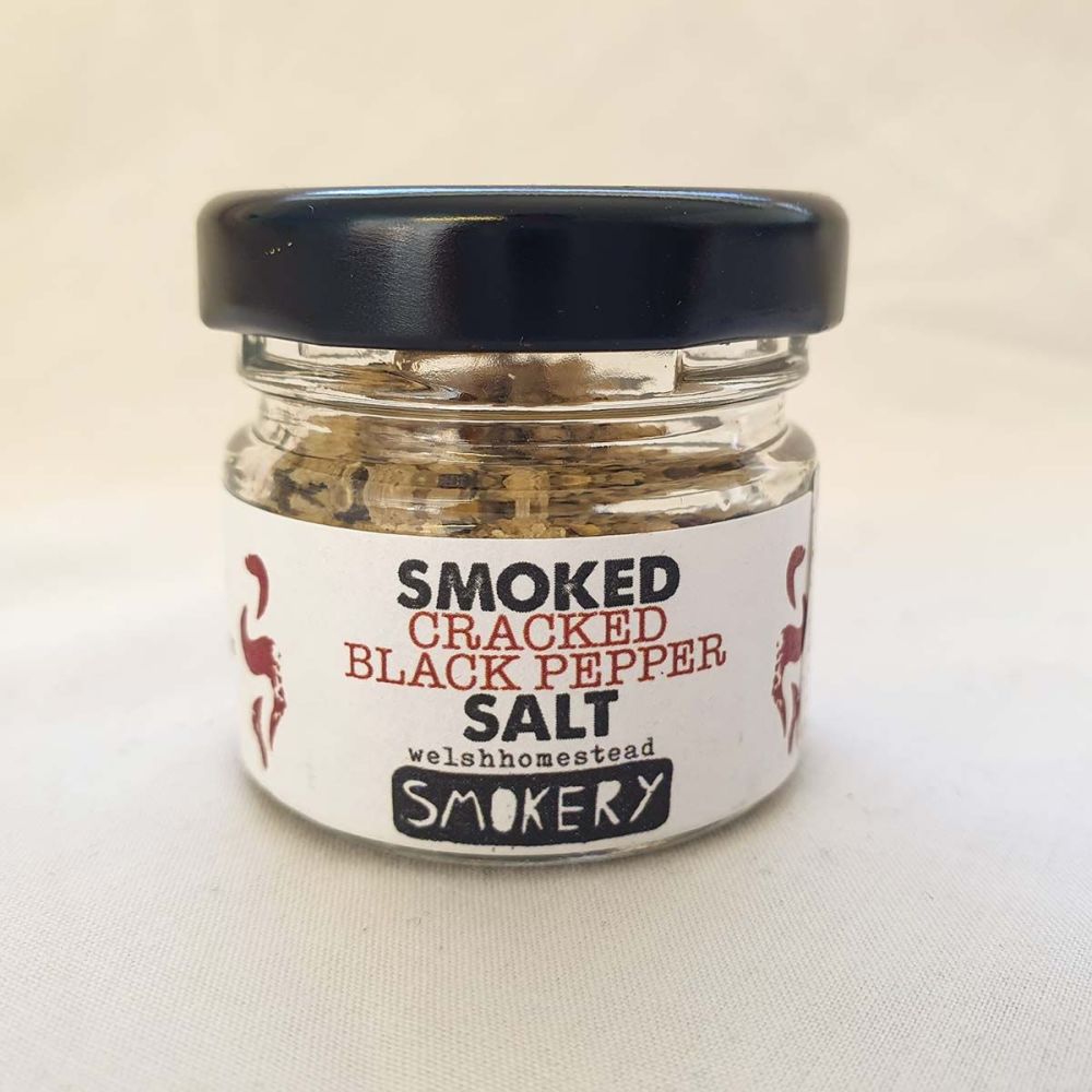 Smoked Black Pepper Salt by Welsh Homestead Smokery 