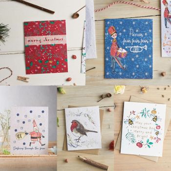 Bundle of 5 Christmas Cards by Hannah Marchant