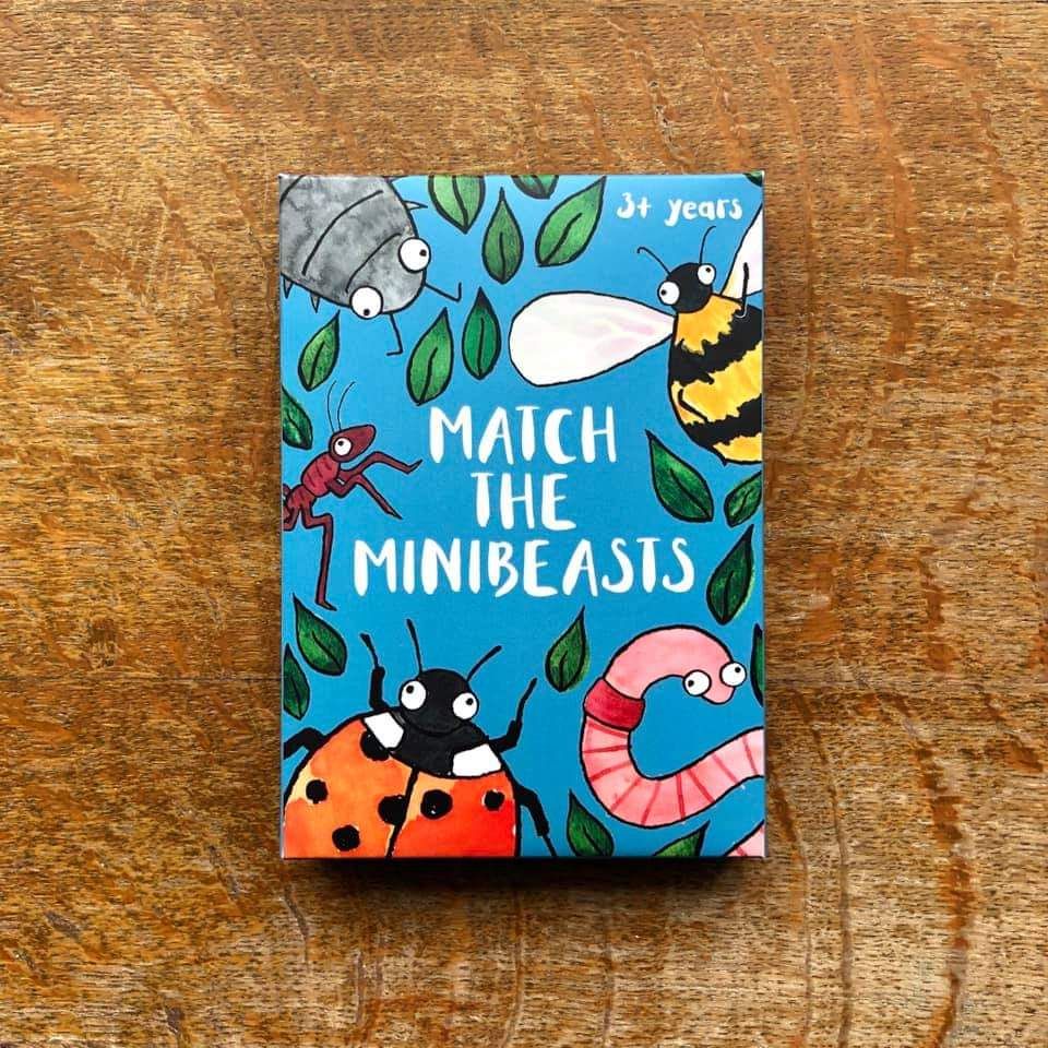Match the Minibeasts Card Game by Aimee Ogden 