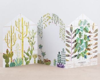 Glasshouse Concertina Card by Paperwhale
