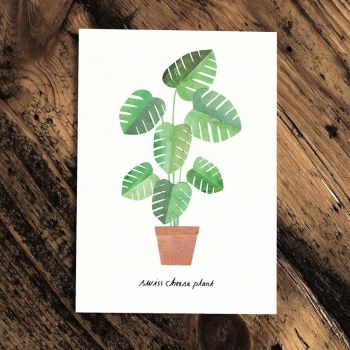 Botanics Card - Monstera by Paperwhale