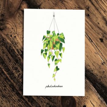 Botanics Card - Philodendron by Paperwhale