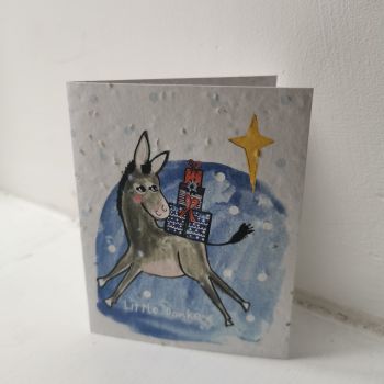 Little Donkey Card by Hannah Marchant