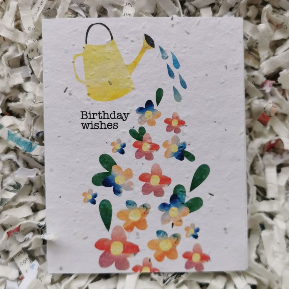 Birthday Wishes - The Garden Shed Card by Hannah Marchant