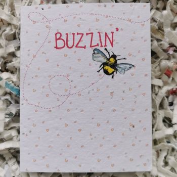 Buzzin' STB8 Card by Hannah Marchant 