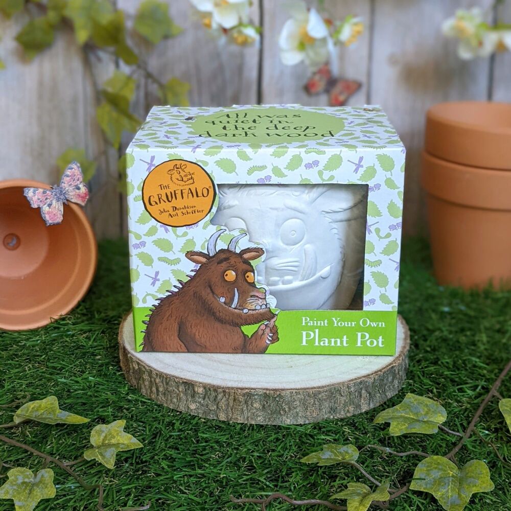 Paint Your Own Gruffalo Plant Pot