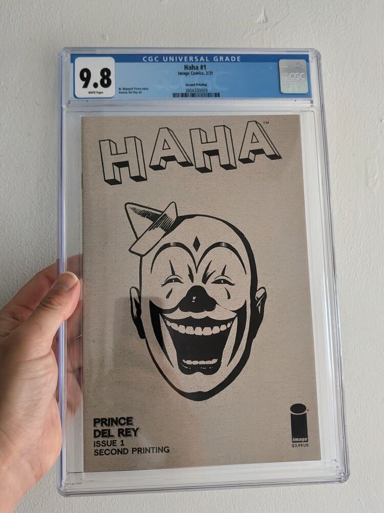 HAHA #1 2nd Printing CGC 9.8 Image Comics