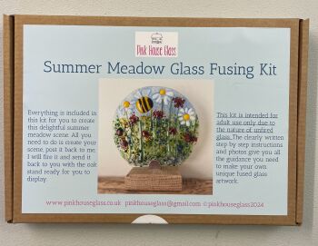 Create at home:- Summer Meadow Fused Glass Kit