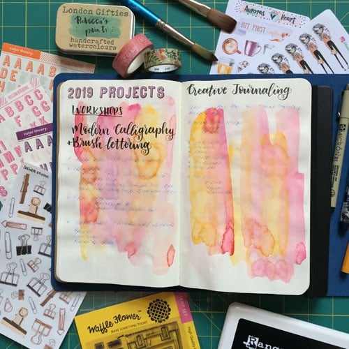 Bullet Journaling with an inkDori | Grace & Salt ink Bujo Set Up