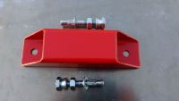 50 mm Heavy Duty Ground Anchor plus 2 Security Bolts and Shear Nuts - red