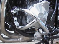 Engine bars, lower crash bars for Suzuki GSF 1200 Bandit from 1996- 2006 in chrome