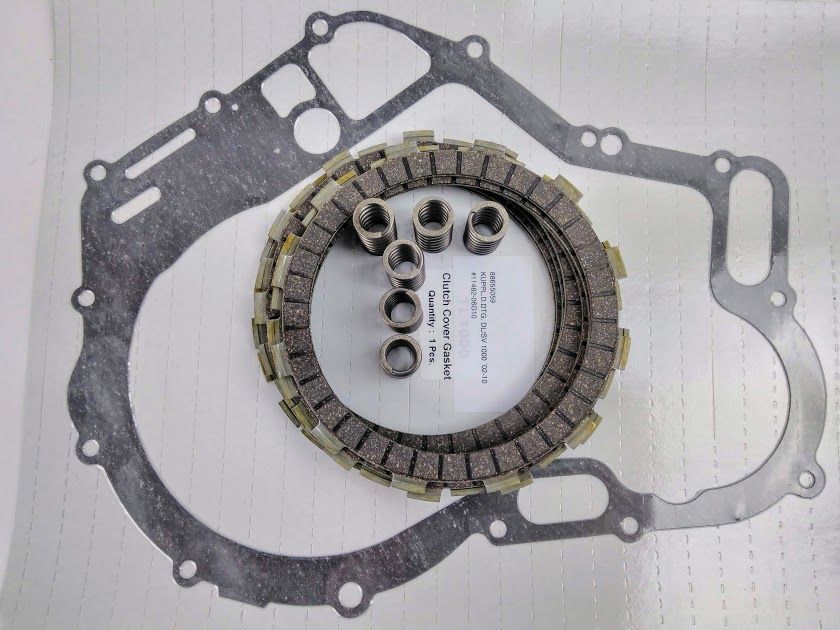 Suzuki DL 1000 VStrom Clutch Repair Kit, EBC & clutch gasket,springs