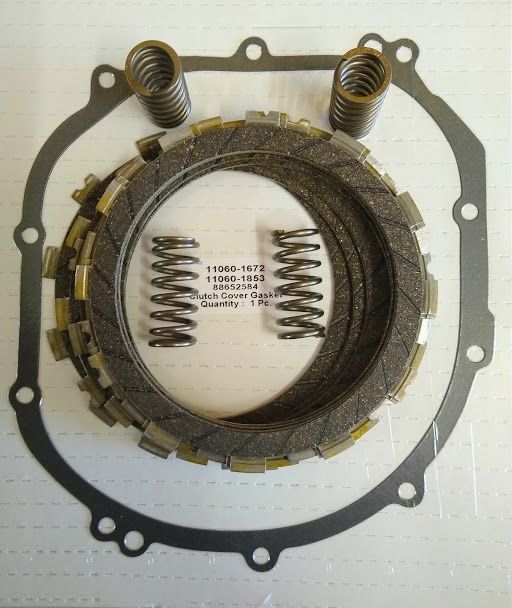 Clutch Repair Kit, EBC & clutch gasket, springs for Kawasaki ZX6 R 600