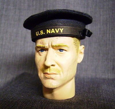 Banjoman custom made 1/6th Scale WW2 U.S. Navy Seaman's Cap.