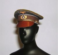 Banjoman custom made 1/6th Scale WW2 Adolf Hitler Dress Cap - Grey