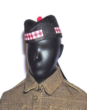 Banjoman 1:6 Scale Custom Made Glengarry Cap - Royal Scots