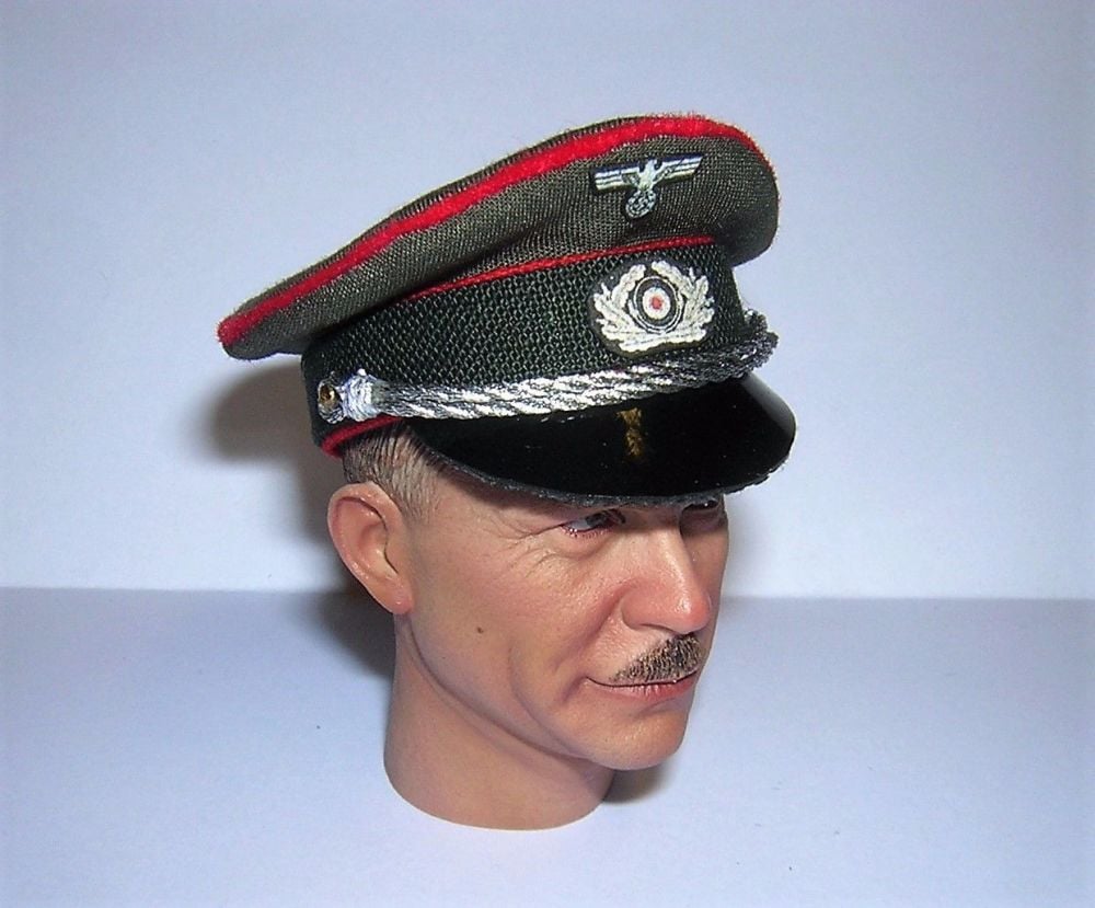 Banjoman custom made 1/6th Scale WW2 German Heer Artillery Officer's Visor