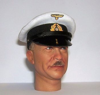 Banjoman 1:6 Scale Custom Made WW2 German Kriegsmarine Visor Cap