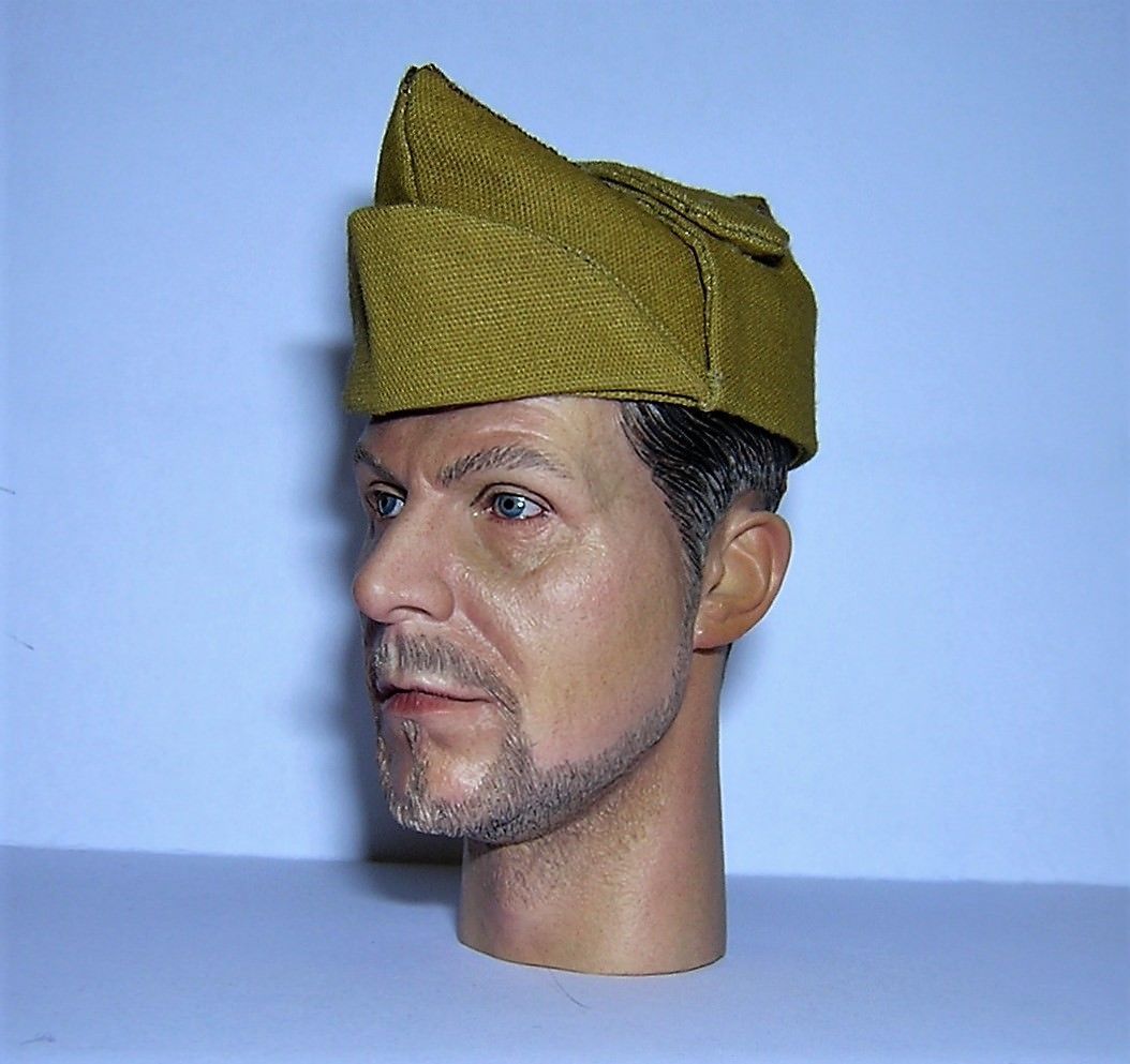 Banjoman custom made 1/6th Scale WW2 Italian Bustina - Khaki