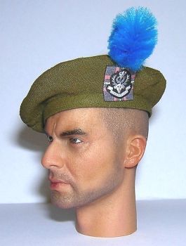 Banjoman custom made 1/6th Scale Tam O'Shanter With Regimental Patch. Q.O.H.
