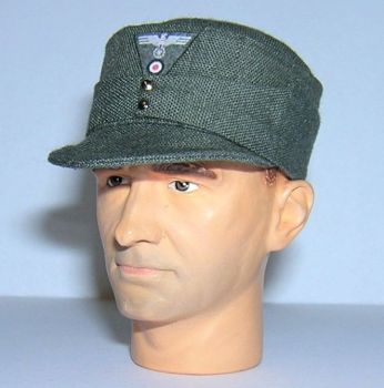 Banjoman 1:6 Scale Custom WW2 German M43 Field Cap - Grey