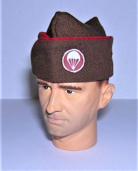 Banjoman 1/6th Scale Custom WW2 U.S. Airborne Artillery Brown Garrison Cap