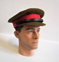 Banjoman custom made 1/6th Scale WW2 British Army General's Khaki Service Cap.