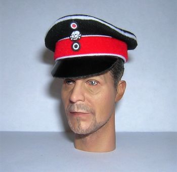 Banjoman 1:6 Scale Custom Made WW1 German Hussar Officer's Visor Cap