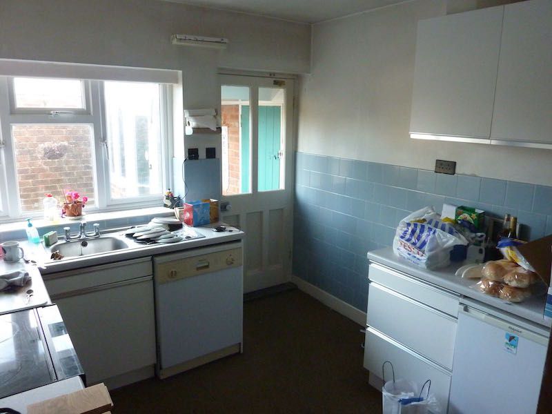 The kitchen before