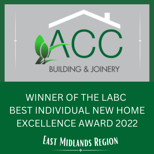 2022 Award For ACC Building & Joinery