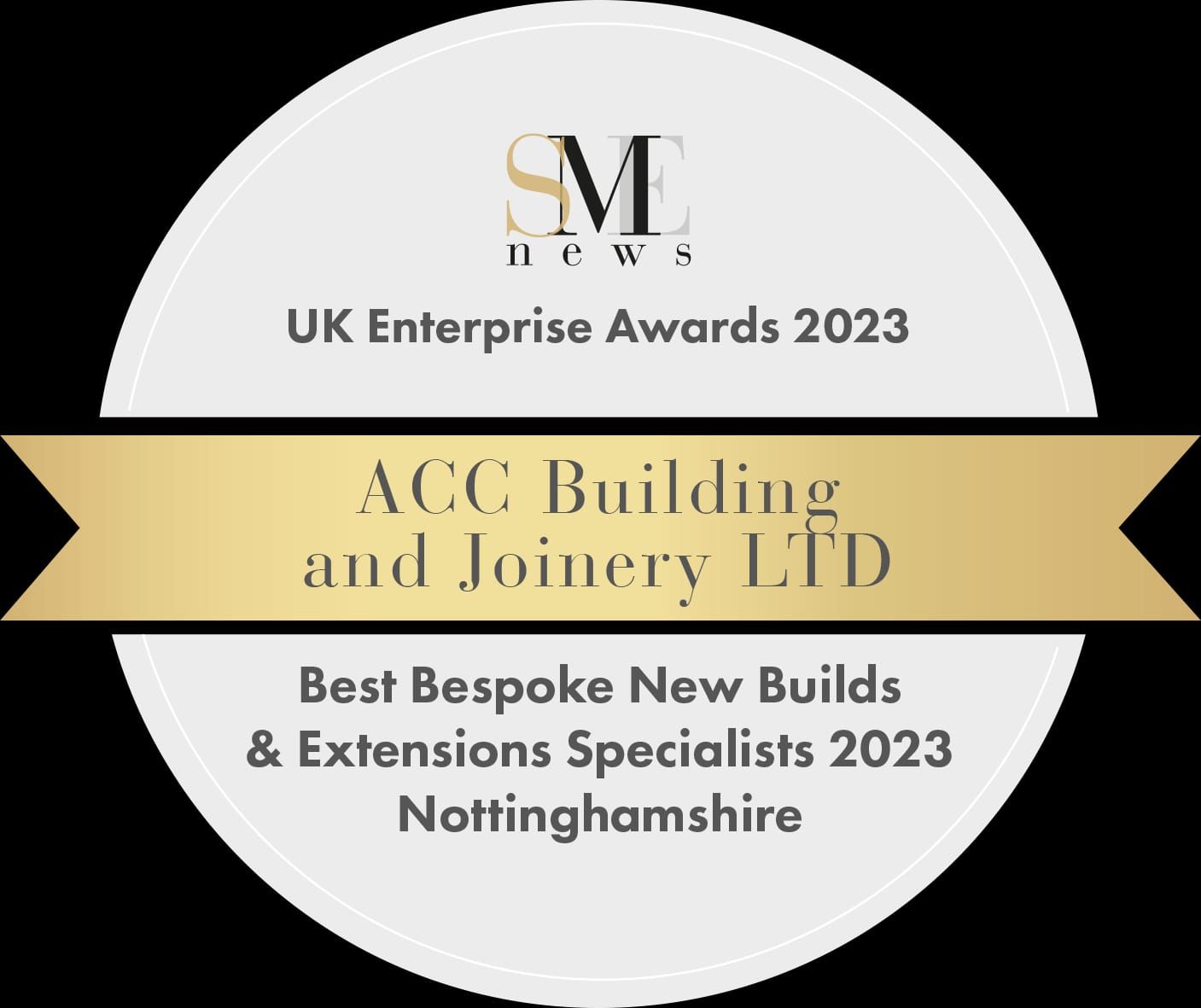 Best Bespoke New Build Award - ACC Building and Joinery