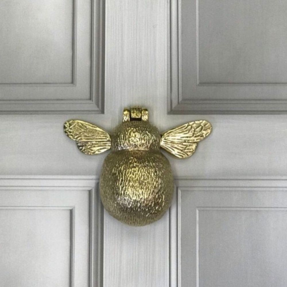 Brass Bumble Bee Door Knocker