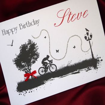  Birthday Card - Cycling / Cyclist