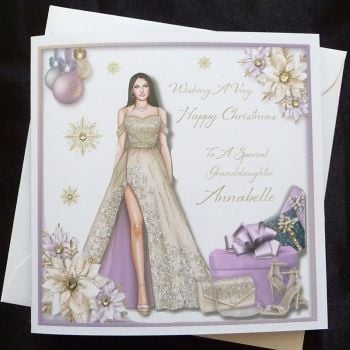 Personalised Christmas Card - Gorgeous Christmas Diva!