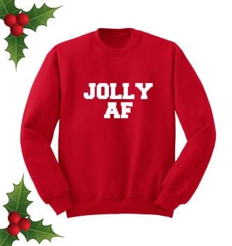 Jolly AF Red Sweatshirt