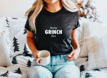 Resting Grinch Face tee