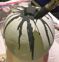 Dribbled pumpkin