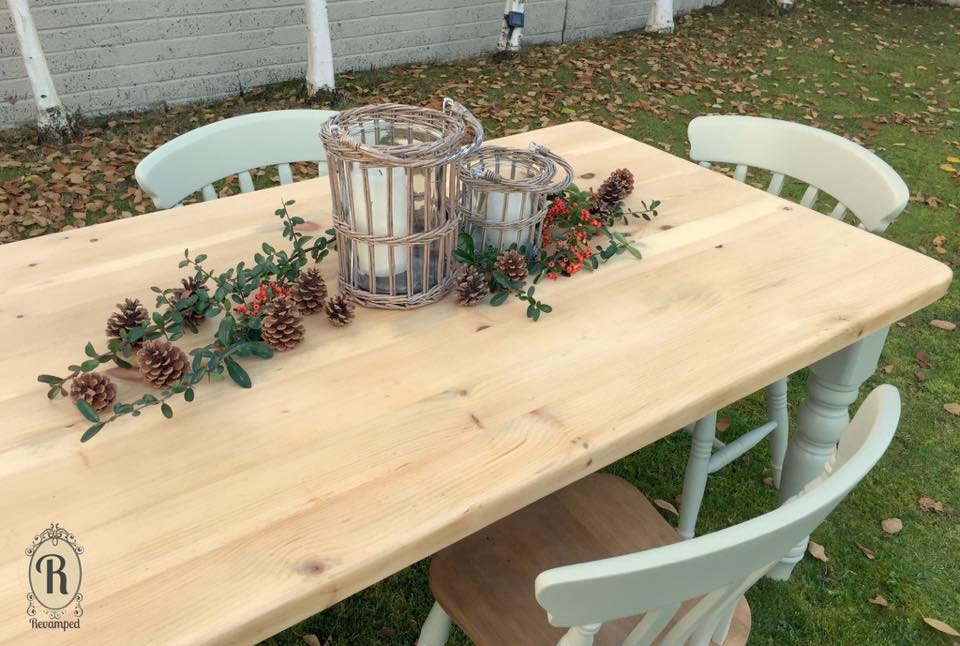 Farmhouse Style Dining Set Top