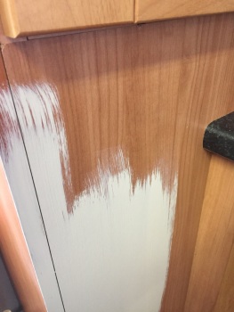 Blog - painting your kitchen first coat