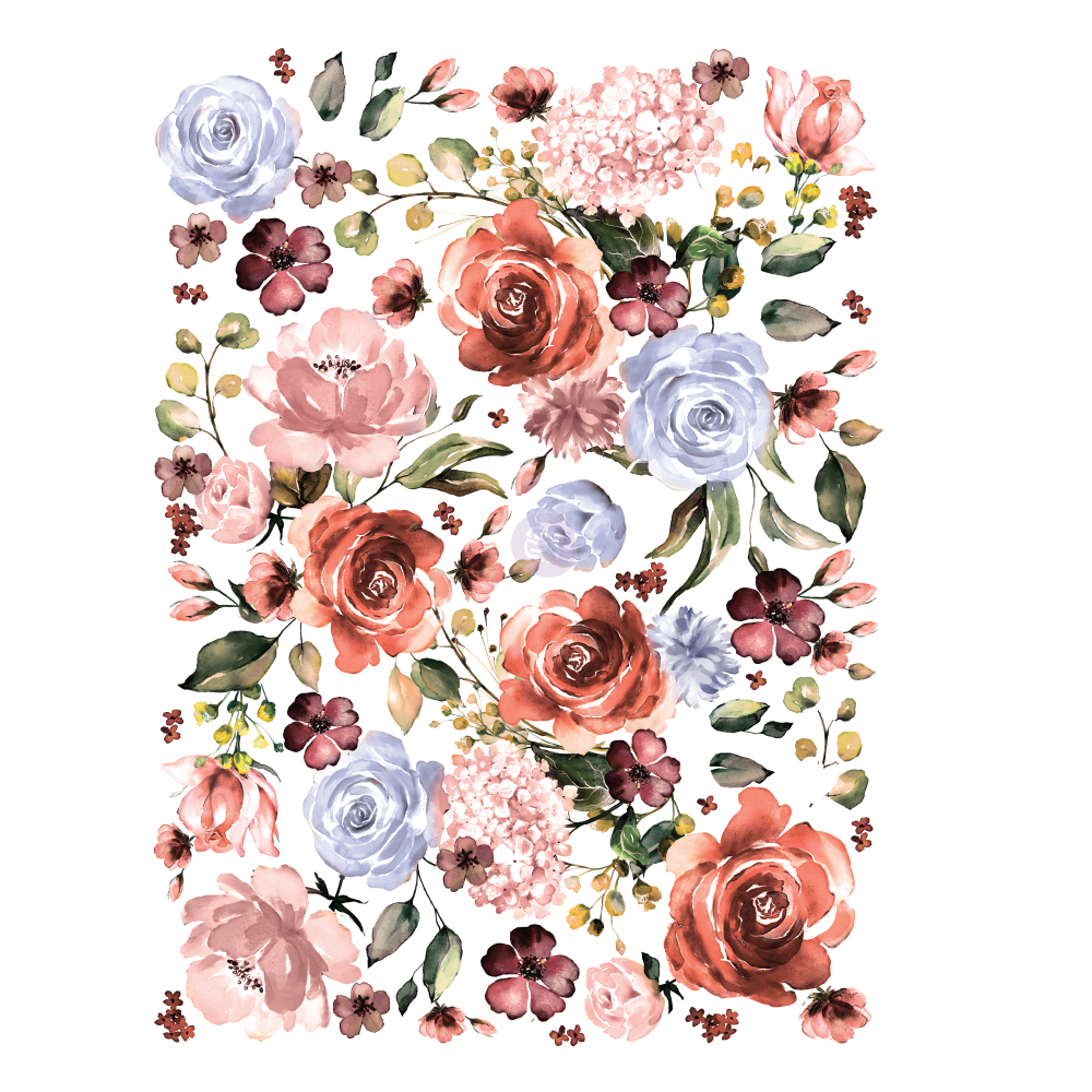 Decor Transfer - Rose and Rouge