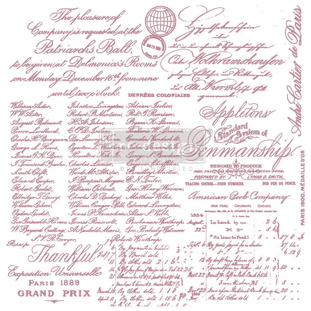 Decor Stamp - Handwritten Note