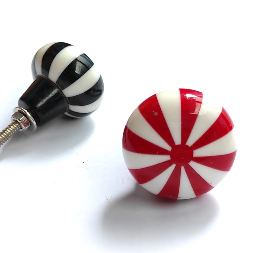 Knobs - Candy Stripe
