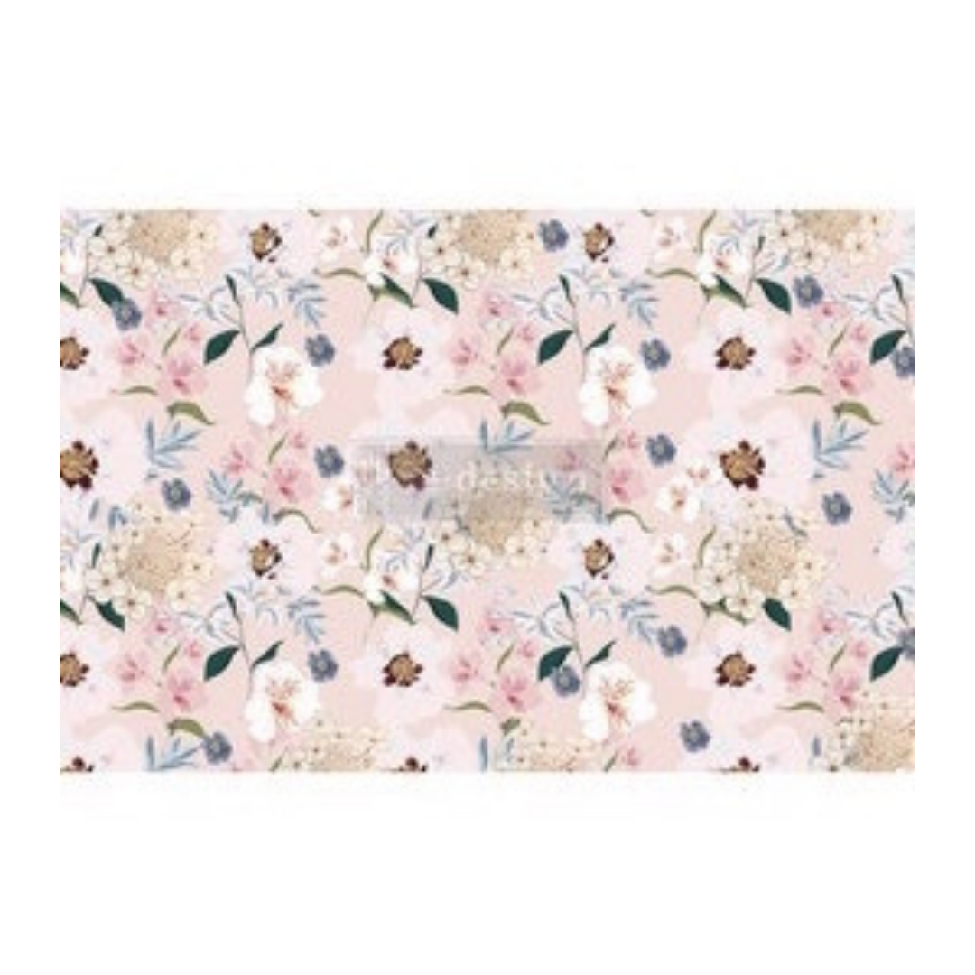 Decoupage Tissue Paper - Blush Floral