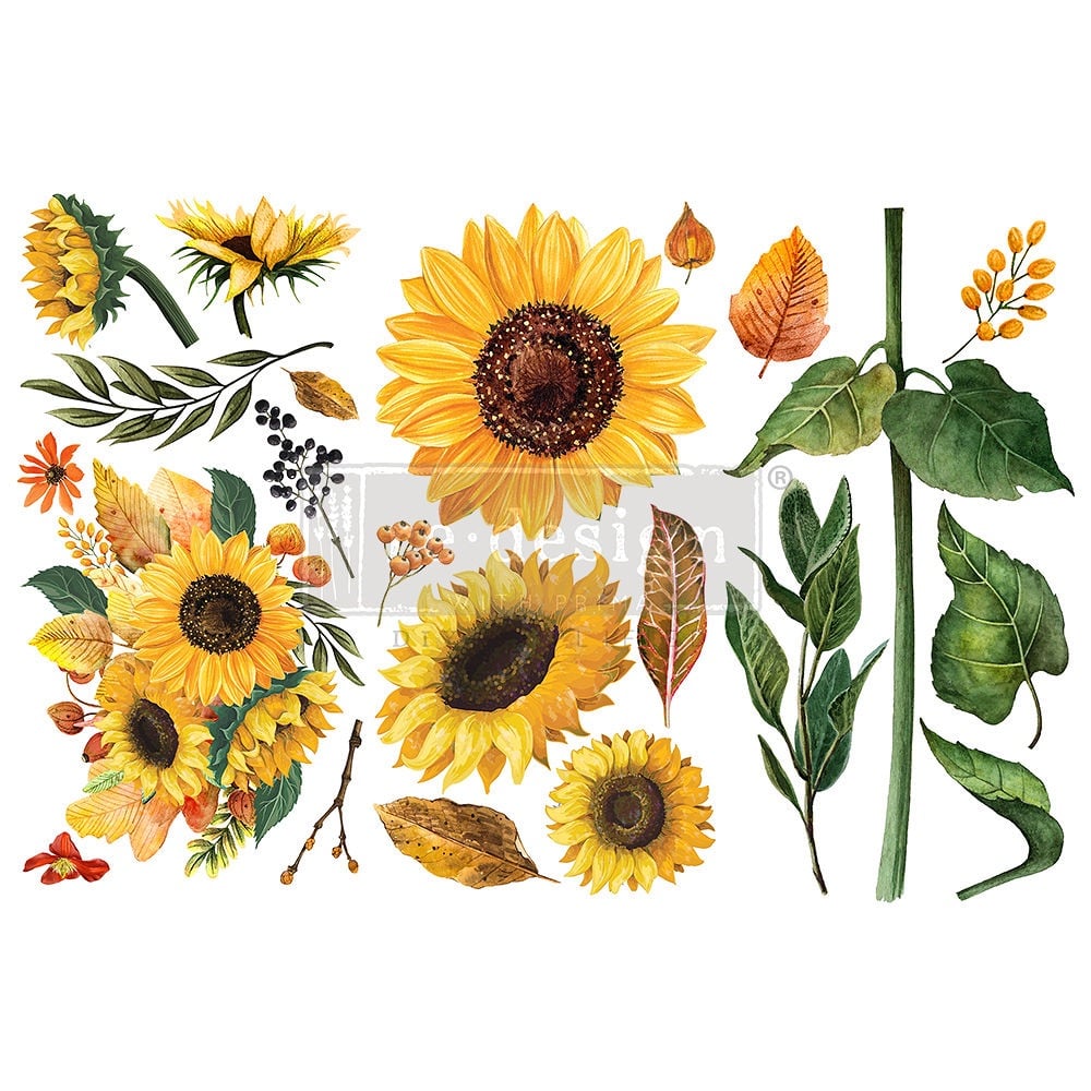 Decor Transfer - Sunflower Afternoon (Small)