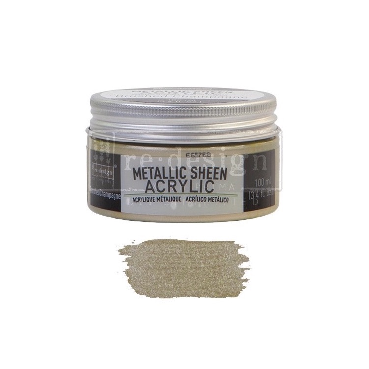 Metallic Sheen - Brushed Champagne