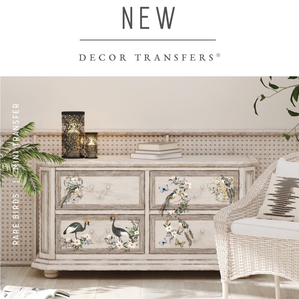 Decor Transfer - Rare Birds (Small)