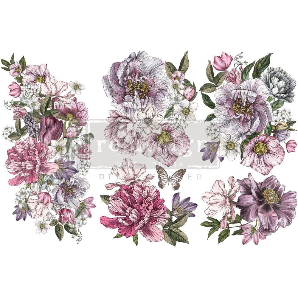 Decor Transfer - Dreamy Florals (Small)